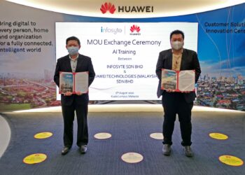 Huawei and Infosyte have signed an agreement to
enhance the development of AI Talent in Malaysia